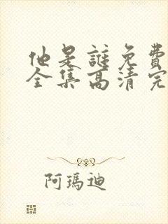 他是谁免费观看全集高清完整版