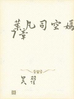 叶凡司空嫣然97章