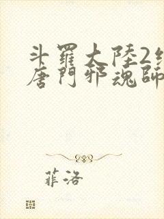 斗罗大陆2绝世唐门邪魂师