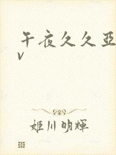 午夜久久亚洲av