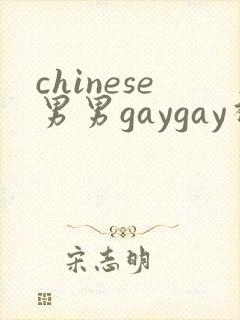 chinese男男gaygay视频网站
