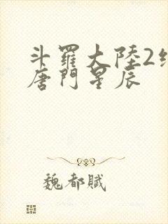 斗罗大陆2绝世唐门星辰