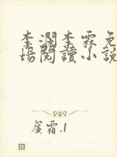 李澜李霖免费官场阅读小说封面