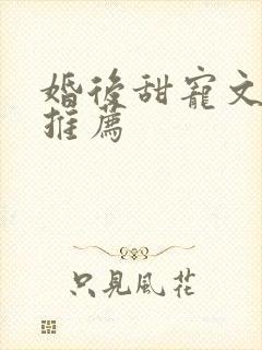 婚后甜宠文古言推荐封面