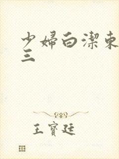 少妇白洁东子陈三