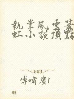 执掌风云萧峥陈虹小说顶点小说封面