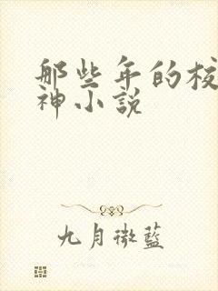 那些年的校园女神小说