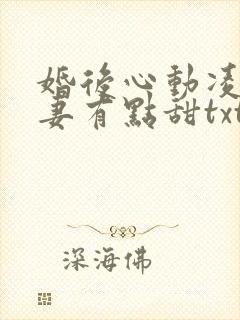 婚后心动凌总追妻有点甜txt下载