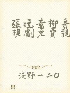 张晚意柳舟记电视剧免费观看全集高清