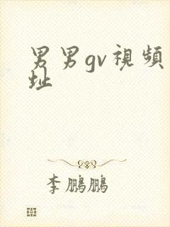 男男gv视频网址