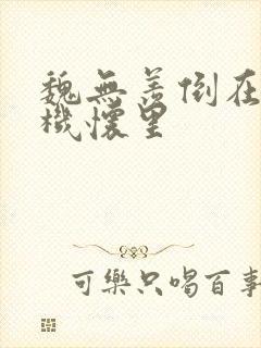 魏无羡倒在蓝忘机怀里