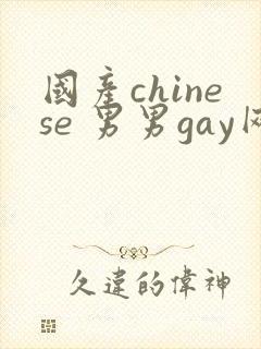 国产chinese 男男gay网站