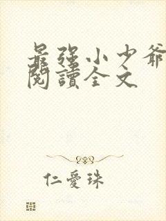 最强小少爷全文阅读全文