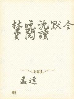 林晚沈默全文免费阅读封面