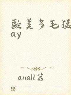 欧美多毛猛男gay封面