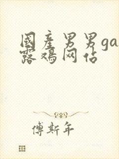 国产男男gay露鸡网站封面