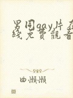 男同gay片在线免费观看封面