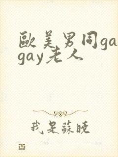 欧美男同gaygay老人