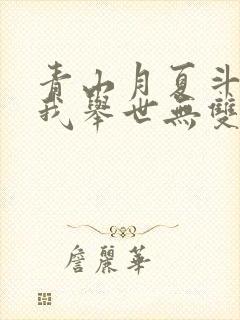 青山月夏斗罗之我举世无双