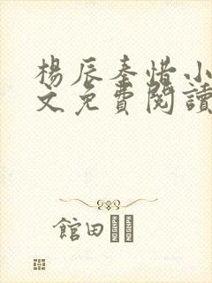 杨辰秦惜小说全文免费阅读无弹窗