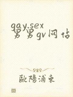 gay.sex男男gv网站封面