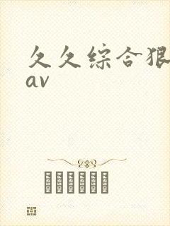 久久综合狠狠躁av