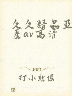 久久精品亚洲国产av高清