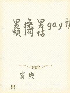 男操男gay视频网站