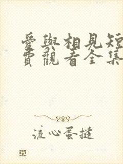 爱与相见短剧免费观看全集在线封面