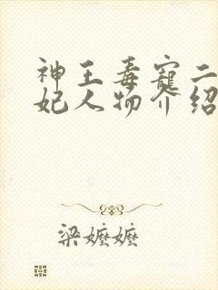 神王毒宠二嫁王妃人物介绍