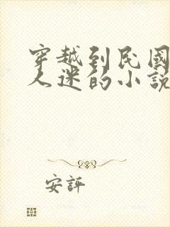 穿越到民国当万人迷的小说封面