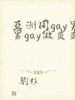 亚洲同gay男男gay做爽爽的视频