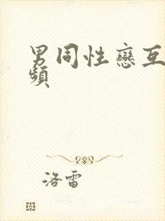 男同性恋互插视频