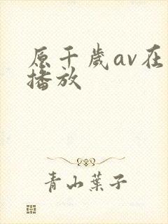 原千岁av在线播放