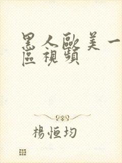 黑人欧美一区二区视频