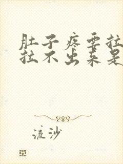 肚子疼要拉屎又拉不出来是怎么回事