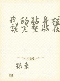 我的贴身校花小说完整版在线阅读