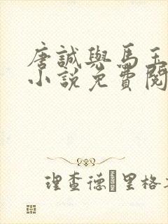 唐诚与马玉婷的小说免费阅读