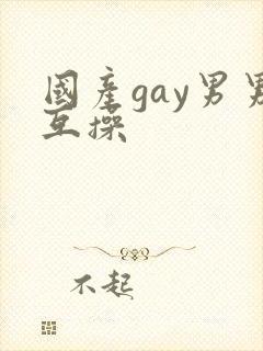 国产gay男男互操