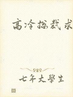 高冷总裁求放过封面