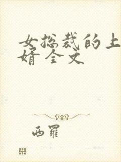 女总裁的上门女婿 全文