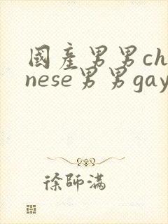 国产男男chinese男男gaygay网站