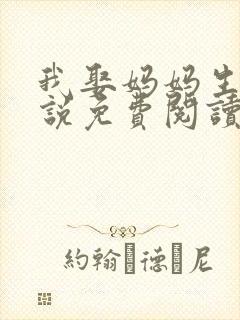 我娶妈妈生子小说免费阅读