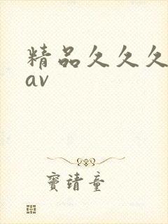 精品久久久国产av封面