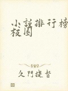 小说排行榜言情校园