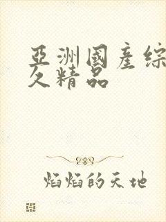 亚洲国产综合久久精品封面