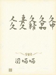 人妻久久久久久久久精品中文字幕