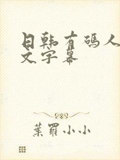 日韩有码人妻中文字幕