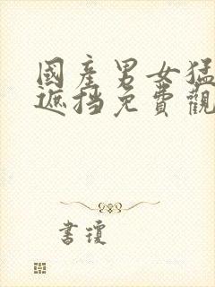 国产男女猛烈无遮挡免费观看网站封面