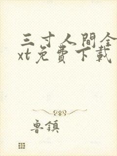 三寸人间全本txt免费下载封面